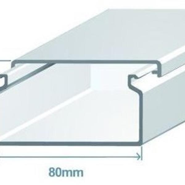 Calha 80x40mm Branca (2 mts) - EFAPEL