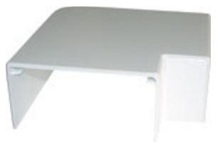 Ângulo Plano p/ Calha 80x40mm - EFAPEL