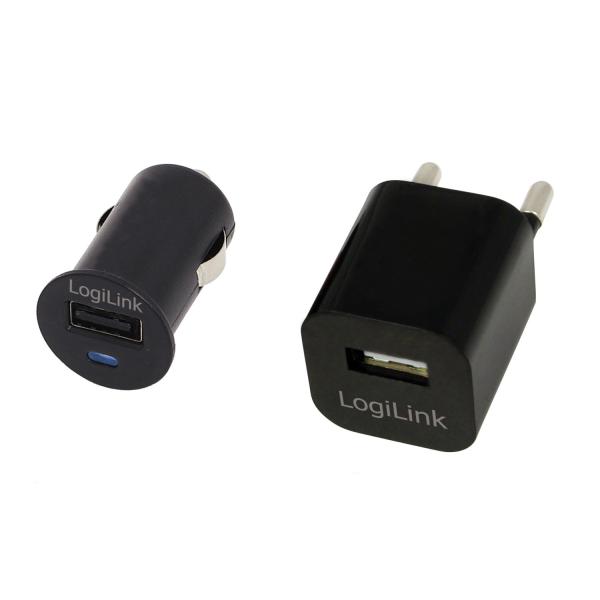 USB CHARGER HOME / CAR LOGILINK PA0076