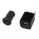 USB CHARGER HOME / CAR LOGILINK PA0076
