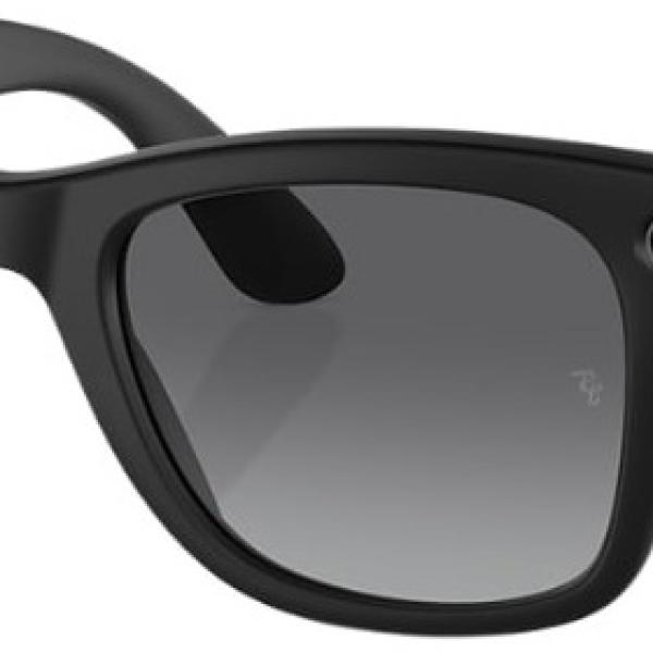 Óculos Meta Wayfarer (Preto Mate) - RAY - BAN