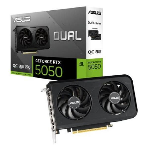 Placa Gráfica NVIDIA GeForce RTX 5050 Blackwell Dual OC 8GB GDDR6 DLSS4 - ASUS