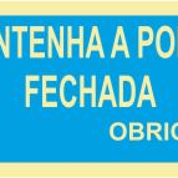 Sinal de Condomínio - PVC Opaco 400x200mm