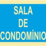 Sinal de Condomínio - Alumínio (0.8mm espessura) 600x300mm