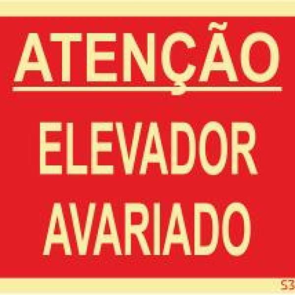 Sinal de Condomínio - Fotoluminescente 2F. fiz. (90º com a Parede) 200x150mm