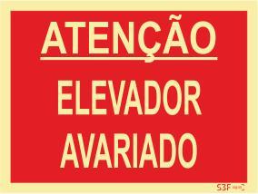 Sinal de Condomínio - Fotoluminescente 2F. (Aplicação por Suspensão) 200x150mm