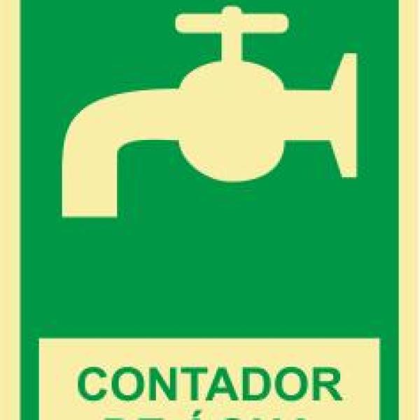 Sinal de Condomínio - Fotoluminescente 2F. (45º com a Parede) 150x200mm