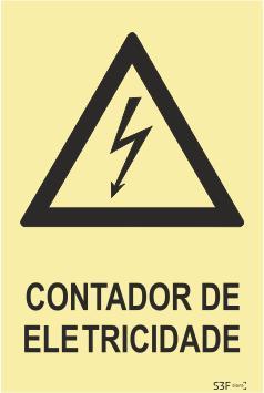 Sinal de Condomínio - Fotoluminescente 2F. (45º com a Parede) 100x150mm