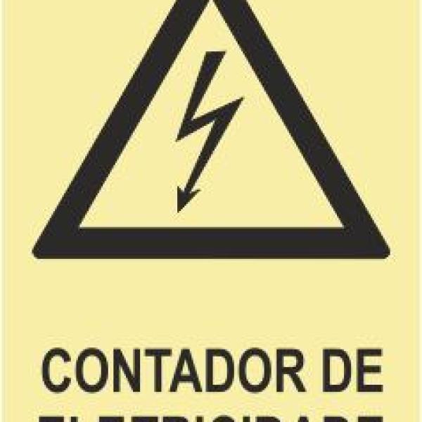 Sinal de Condomínio - Fotoluminescente 2F. fiz. (90º com a Parede) 150x200mm
