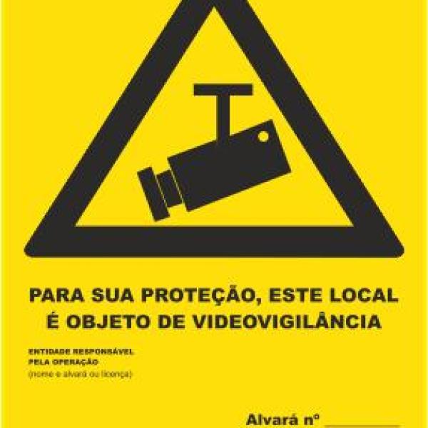 Sinal de Condomínio - PVC Opaco 300x400mm