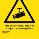 Sinal de Condomínio - Fotoluminescente 2F. (45º com a Parede) 300x400mm