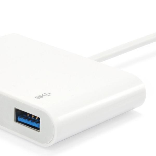 Adaptador USB - C Macho - VGA / USB A / USB - C Femea - EQUIP