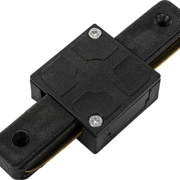 Acessório Conector União p/ Track Light 2 Vias (Preto)
