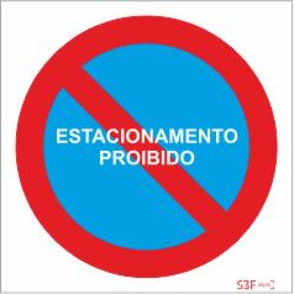 Sinais de Parque de Estacionamento - Fotoluminescente 1F. 400x400mm