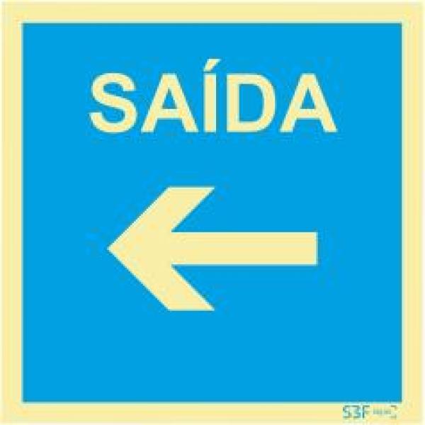 Sinais de Parque de Estacionamento - Fotoluminescente 1F. 200x200mm