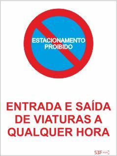 Sinais de Parque de Estacionamento - Fotoluminescente 1F. 200x300mm