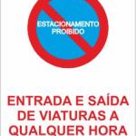 Sinais de Parque de Estacionamento - Fotoluminescente 1F. 400x600mm