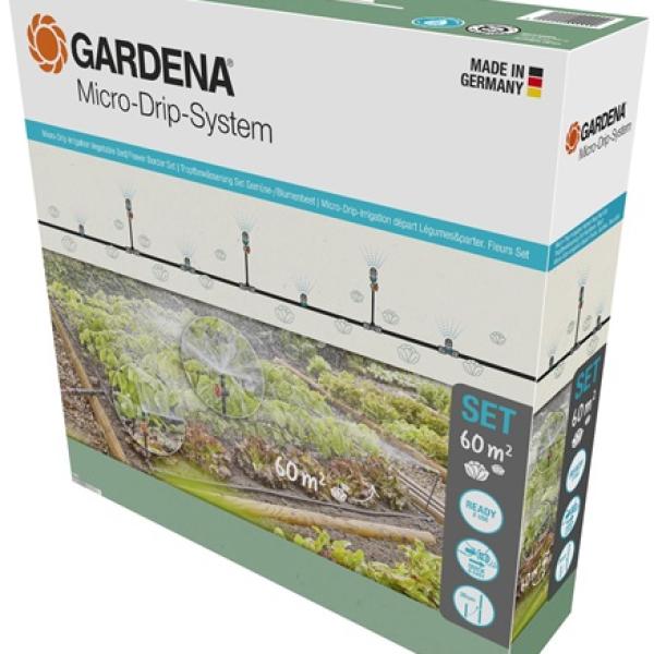 Sistema de Rega Gota a Gota Micro - Drip (60m²) - GARDENA