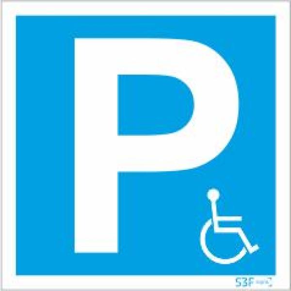 Sinais de Parque de Estacionamento - Alumínio (0.8mm espessura) 600x600mm