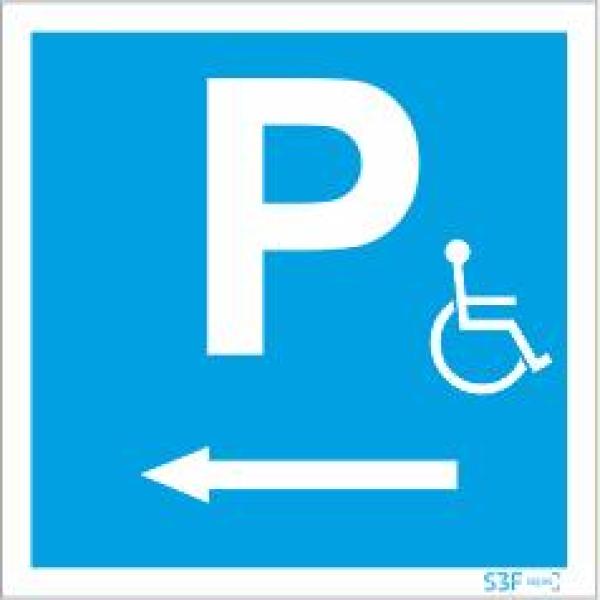 Sinais de Parque de Estacionamento - Alumínio (0.8mm espessura) 400x400mm
