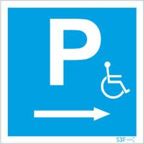Sinais de Parque de Estacionamento - Alumínio (0.8mm espessura) 300x300mm