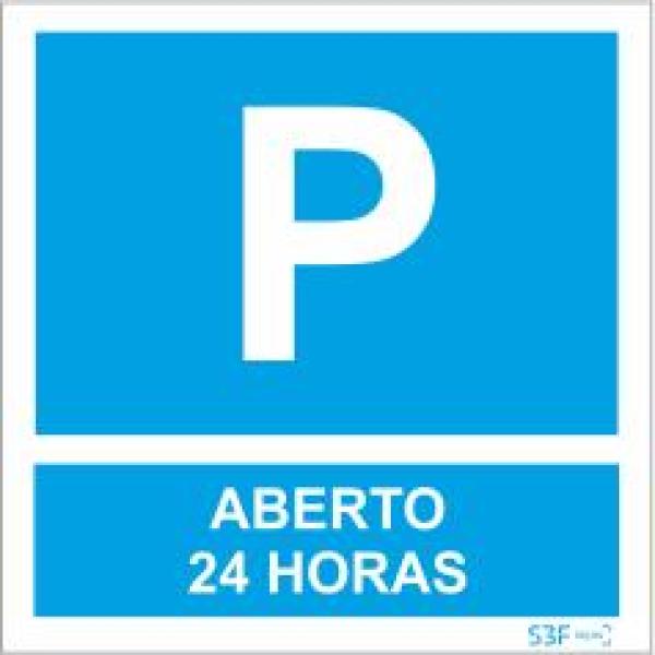 Sinais de Parque de Estacionamento - Alumínio (0.8mm espessura) 300x300mm