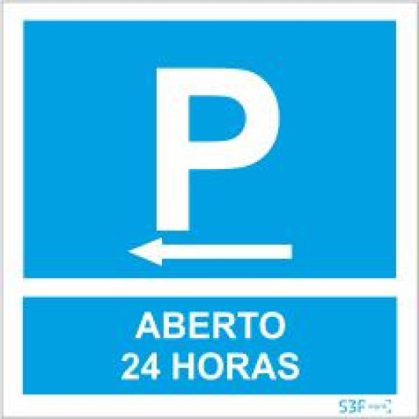 Sinais de Parque de Estacionamento - Alumínio (0.8mm espessura) 400x400mm