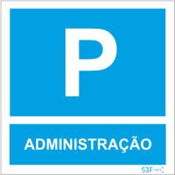 Sinais de Parque de Estacionamento - Alumínio (0.8mm espessura) 300x300mm