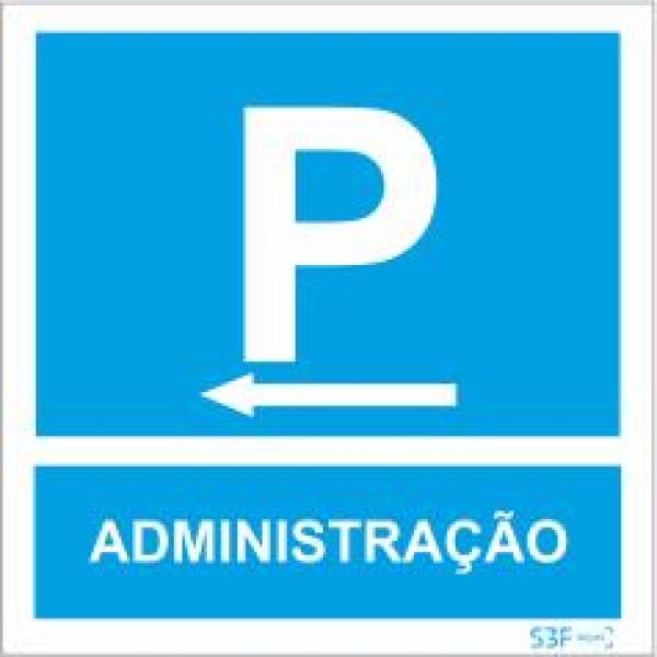 Sinais de Parque de Estacionamento - Alumínio (0.8mm espessura) 600x600mm