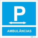 Sinais de Parque de Estacionamento - Alumínio (0.8mm espessura) 600x600mm