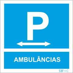 Sinais de Parque de Estacionamento - Alumínio (0.8mm espessura) 600x600mm