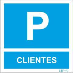 Sinais de Parque de Estacionamento - Alumínio (0.8mm espessura) 400x400mm