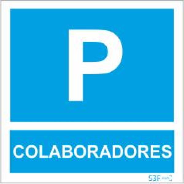 Sinais de Parque de Estacionamento - Fotoluminescente 1F. 400x400mm