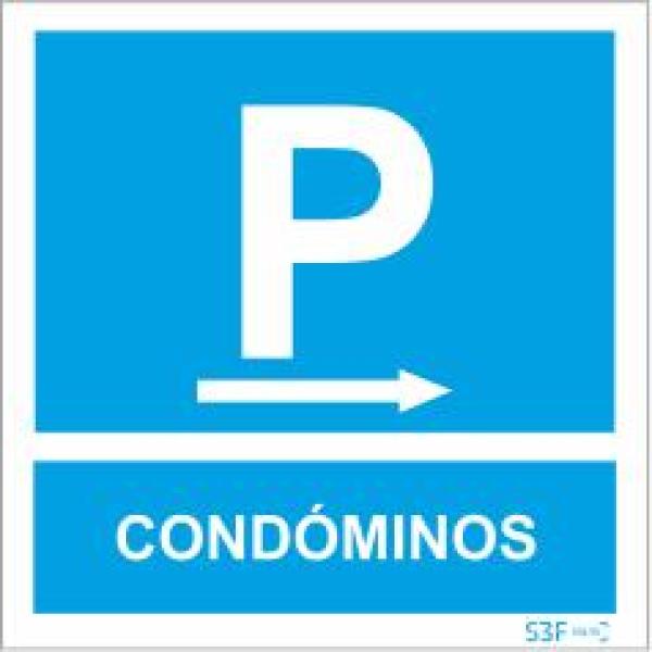 Sinais de Parque de Estacionamento - Alumínio (0.8mm espessura) 300x300mm
