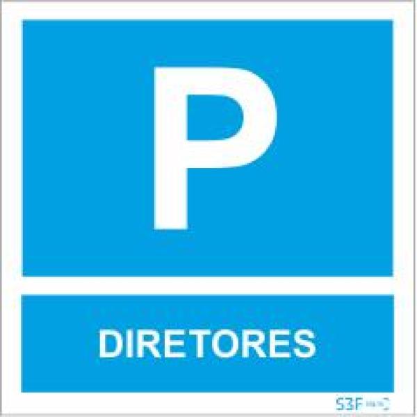 Sinais de Parque de Estacionamento - Alumínio (0.8mm espessura) 400x400mm