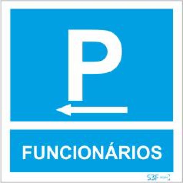 Sinais de Parque de Estacionamento - Alumínio (0.8mm espessura) 400x400mm
