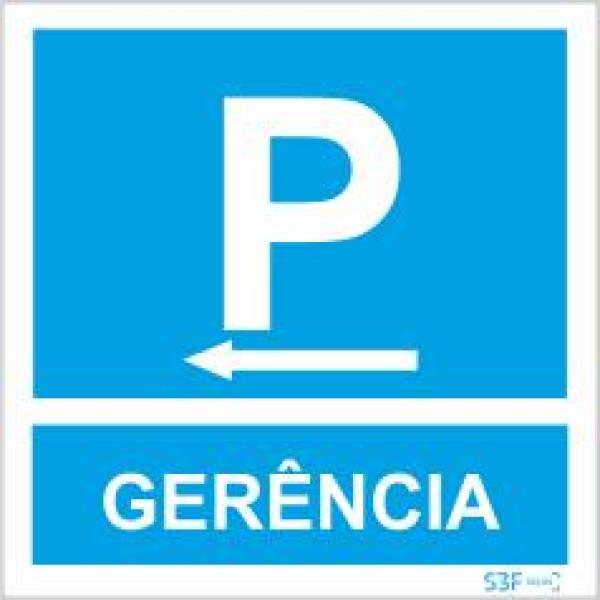 Sinais de Parque de Estacionamento - Fotoluminescente 1F. 300x300mm