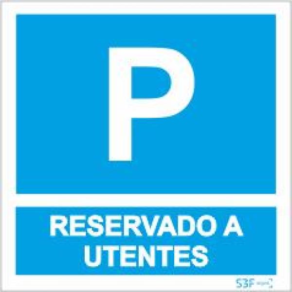 Sinais de Parque de Estacionamento - Fotoluminescente 1F. 300x300mm