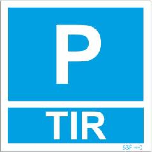 Sinais de Parque de Estacionamento - Fotoluminescente 1F. 400x400mm