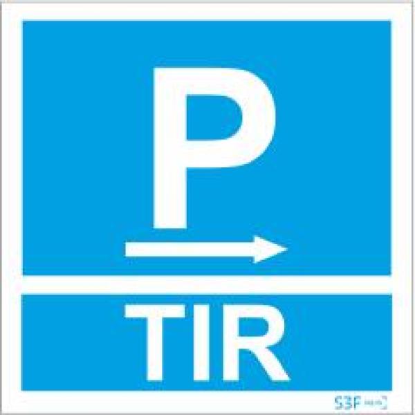 Sinais de Parque de Estacionamento - Fotoluminescente 1F. 400x400mm
