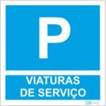 Sinais de Parque de Estacionamento - Fotoluminescente 1F. 300x300mm