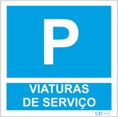 Sinais de Parque de Estacionamento - Fotoluminescente 1F. 300x300mm