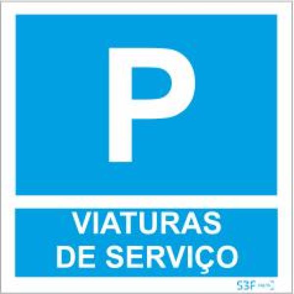 Sinais de Parque de Estacionamento - Alumínio (0.8mm espessura) 400x400mm