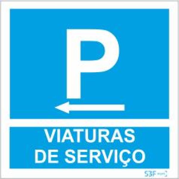 Sinais de Parque de Estacionamento - Fotoluminescente 1F. 400x400mm