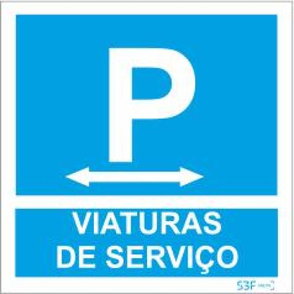 Sinais de Parque de Estacionamento - Alumínio (0.8mm espessura) 400x400mm
