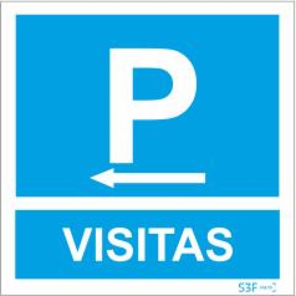 Sinais de Parque de Estacionamento - Alumínio (0.8mm espessura) 300x300mm