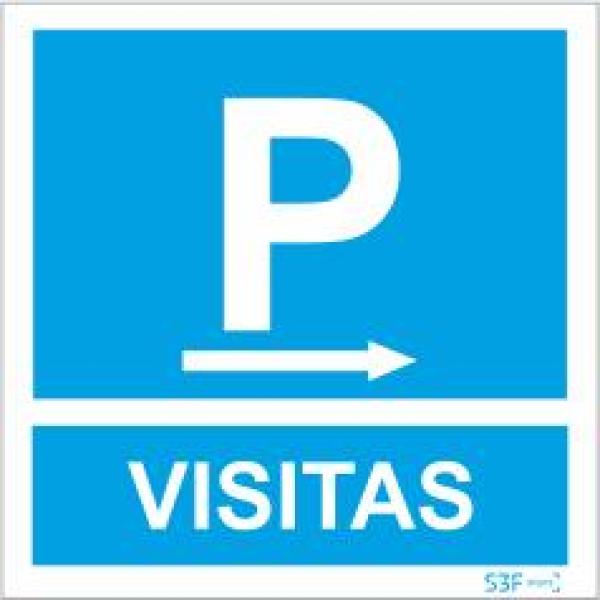 Sinais de Parque de Estacionamento - Alumínio (0.8mm espessura) 300x300mm