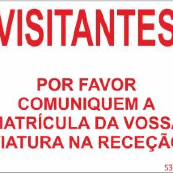 Sinais de Parque de Estacionamento - Fotoluminescente 1F. 400x300mm