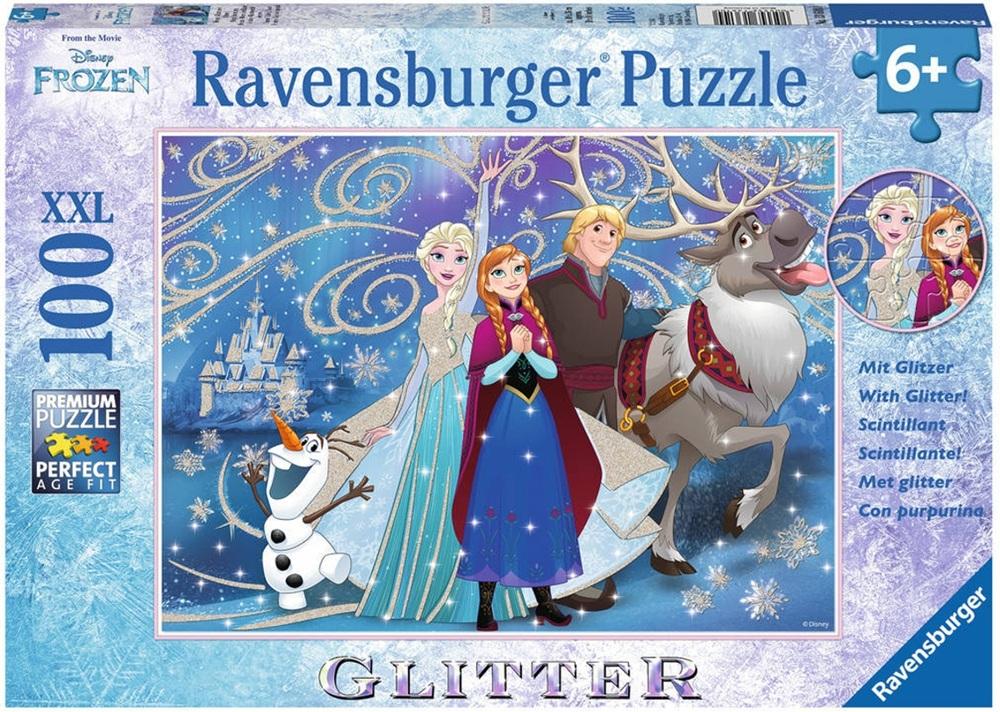 Puzzle Disney Frozen Glittery Snow (100 Peças) - RAVENSBURGER