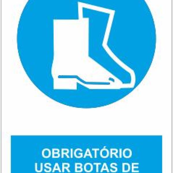 Sinal de Estaleiro - PVC Opaco 400x600mm